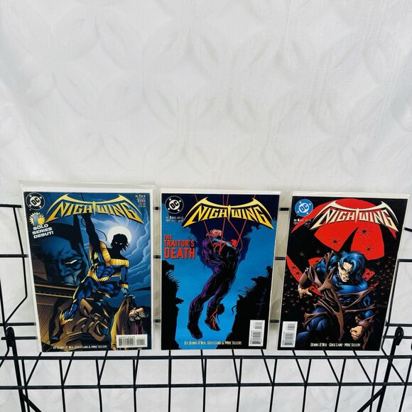 Nightwing 1 3-4 Lot 1st Solo Series Dick Grayson 1995 - Picture 1 of 8